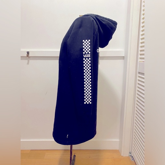 Vans hip length black hoodie - Picture 1 of 7